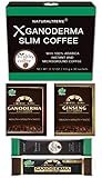 PureGano Ganoderma Slimming Weight Loss & Detox Coffee - 100% Natural Arabica Black Instant Coffee - Appetite Suppressant, Fat Burner & Metabolism Booster - 30 Day Supply + 4 Bonus Samples